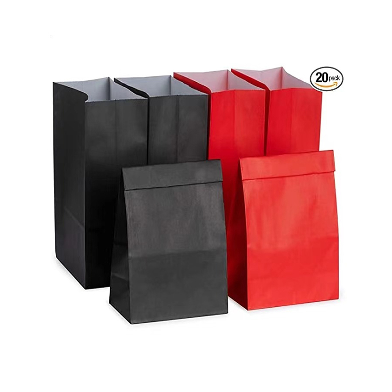 Bolsas de papel autoadhesivas impresas en papel blanco/kraft