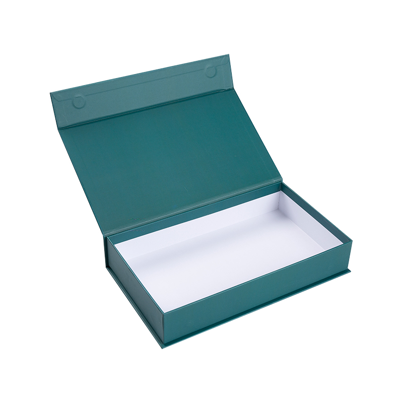 Las cajas de regalo tipo libro con tapa verde / amarillo / blanco se pueden personalizar