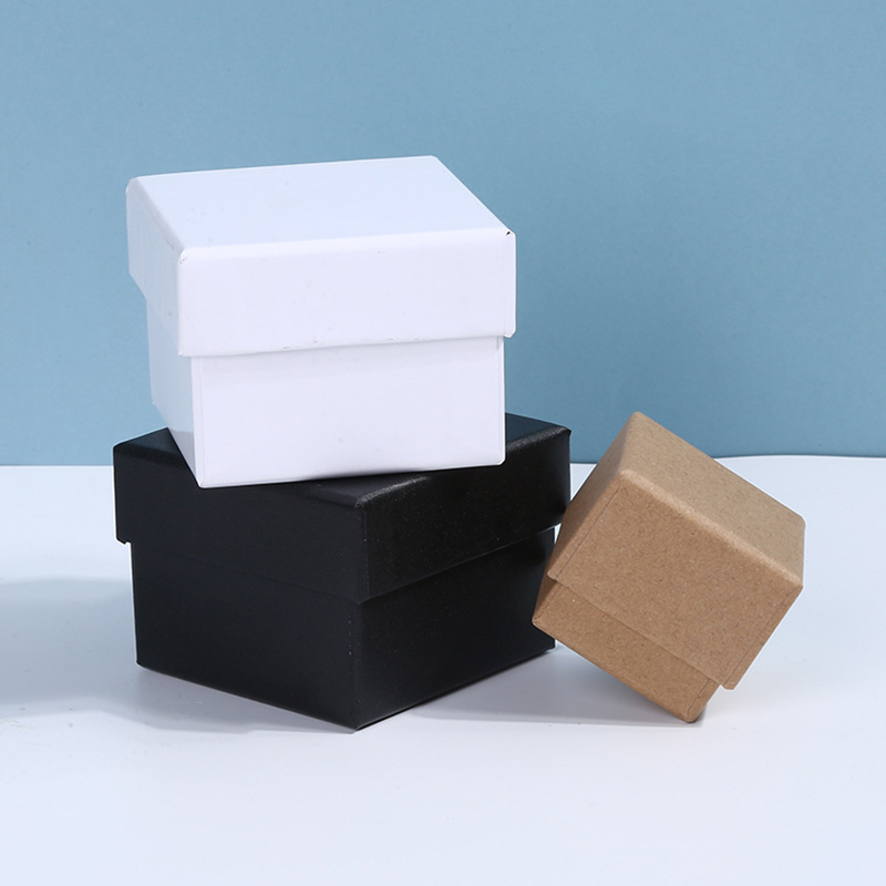 Cajas de papel kraft para embalaje de accesorios de joyería