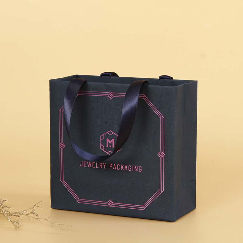 Conjunto de bolsa de caja de cartón de embalaje de joyería